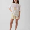 Pantalones cortos tipo bóxer de pijama de popelín reciclado para niños