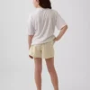 Pantalones cortos tipo bóxer de pijama de popelín reciclado para niños