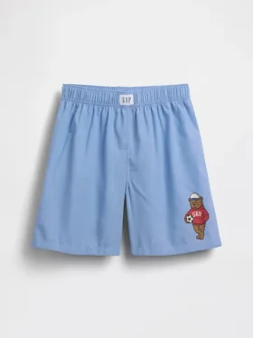Pantalones cortos tipo bóxer de pijama reciclados para niños