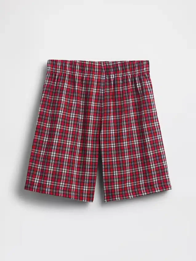 Pantalones cortos tipo bóxer de pijama reciclados para niños