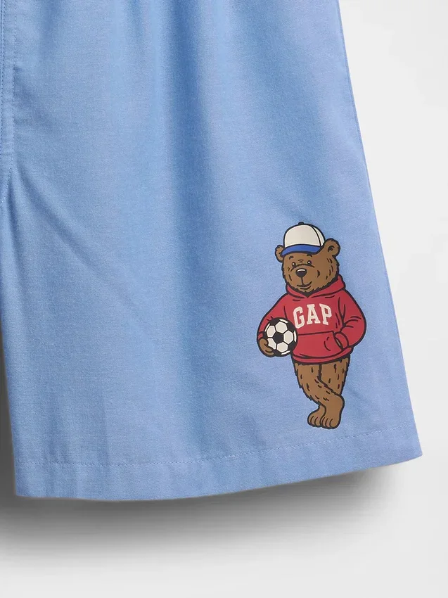 Pantalones cortos tipo bóxer de pijama reciclados para niños
