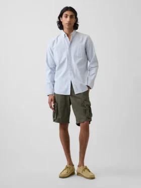 Pantalones cortos tipo cargo de corte holgado de 11"