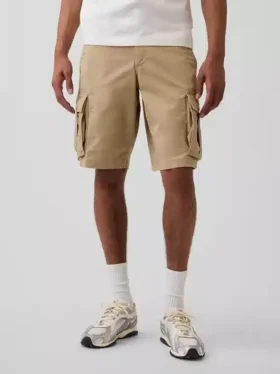 Pantalones cortos tipo cargo de corte holgado de 11″