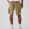 Pantalones cortos tipo cargo de corte holgado de 11"