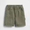 Pantalones cortos tipo carpintero de denim ultrasuaves para bebés y niños pequeños