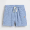 Pantalones cortos tipo waffle sin tirantes para bebés y niños pequeños