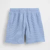 Pantalones cortos tipo waffle sin tirantes para bebés y niños pequeños