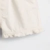 Pantalones cortos vaqueros con volantes y abertura frontal para bebés y niños pequeños