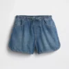 Pantalones cortos vaqueros de talle alto «Easy Dolphin» para niños