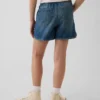Pantalones cortos vaqueros de talle alto «Easy Dolphin» para niños