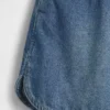 Pantalones cortos vaqueros de talle alto «Easy Dolphin» para niños
