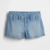 Pantalones cortos vaqueros de talle bajo de 3"