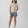 Pantalones cortos vaqueros de talle bajo para niños