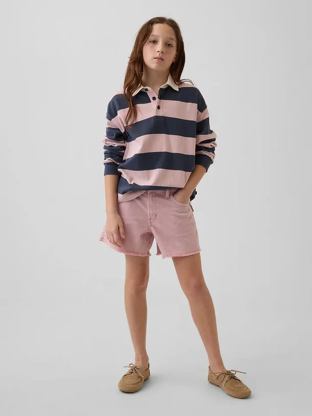 Pantalones cortos vaqueros de talle bajo para niños