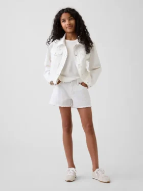 Pantalones cortos vaqueros de talle bajo para niños