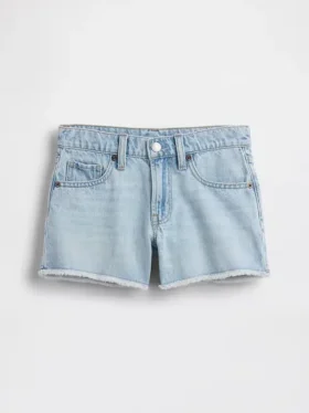 Pantalones cortos vaqueros de talle bajo para niños