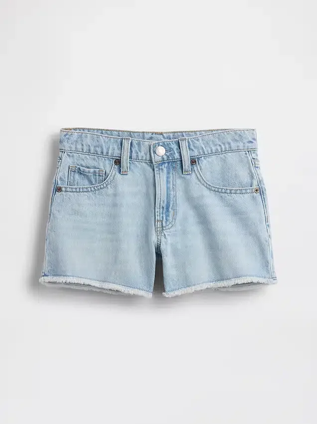 Pantalones cortos vaqueros de talle bajo para niños