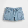 Pantalones cortos vaqueros de talle bajo para niños