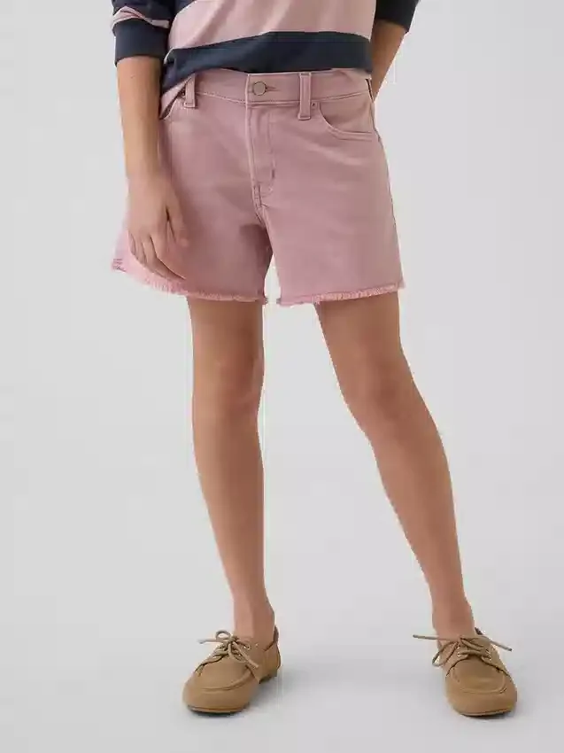 Pantalones cortos vaqueros de talle bajo para niños