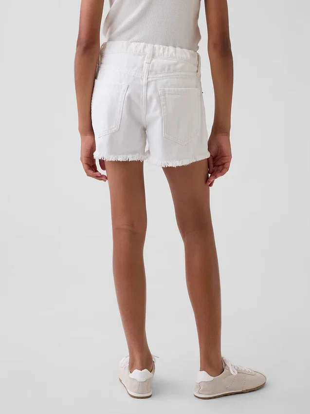 Pantalones cortos vaqueros de talle bajo para niños