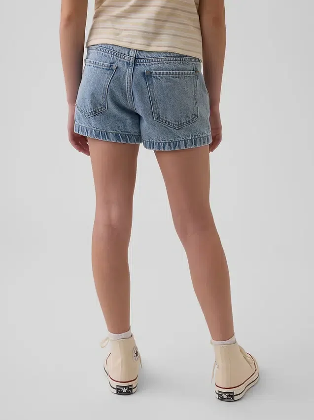 Pantalones cortos vaqueros de talle bajo para niños