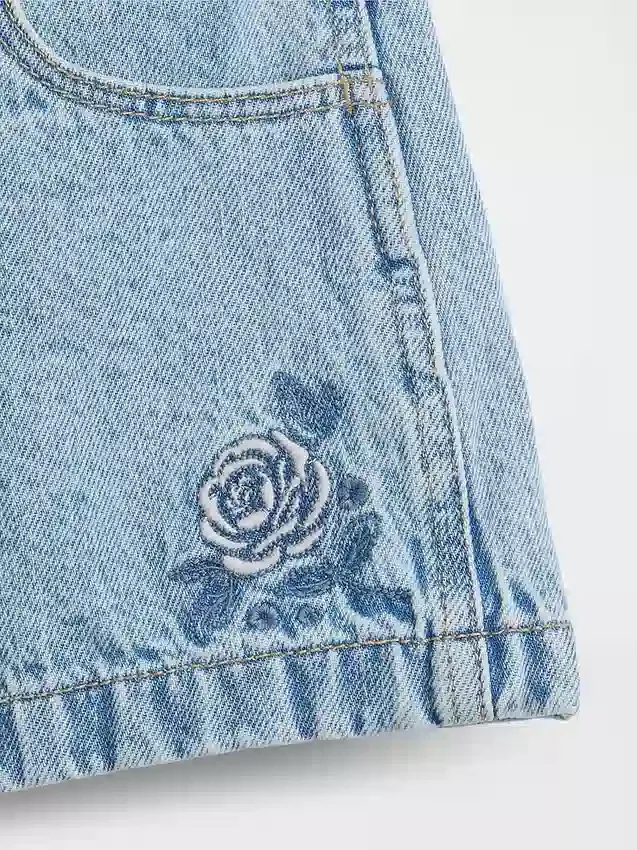 Pantalones cortos vaqueros de talle bajo para niños