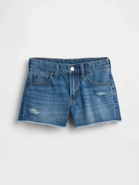 Pantalones cortos vaqueros de talle bajo «Ultrasoft Stride» para niños