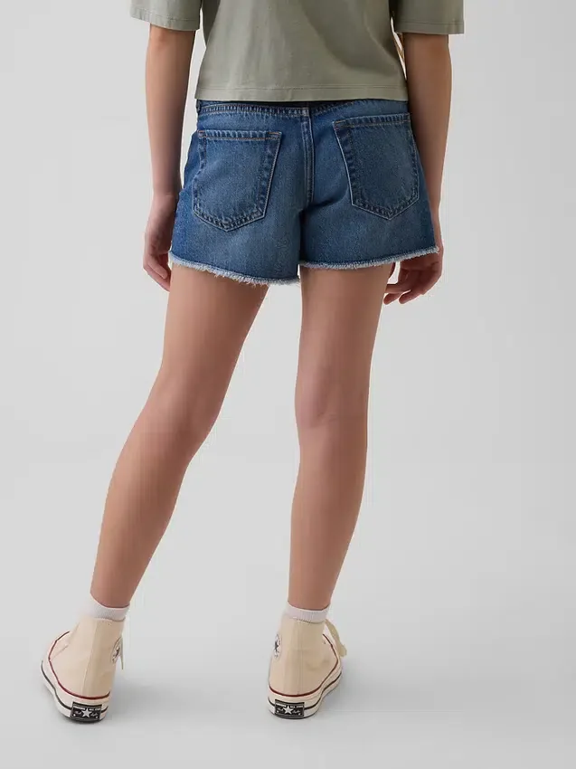 Pantalones cortos vaqueros de talle bajo «Ultrasoft Stride» para niños