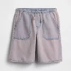 Pantalones cortos vaqueros de talle bajo y corte largo para niños
