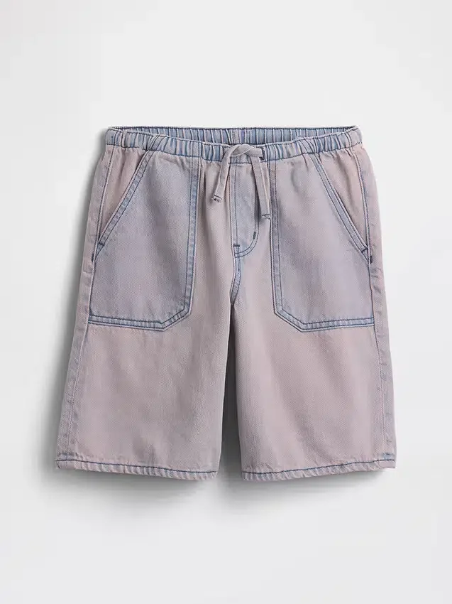 Pantalones cortos vaqueros de talle bajo y corte largo para niños