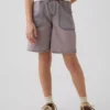 Pantalones cortos vaqueros de talle bajo y corte largo para niños