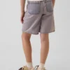 Pantalones cortos vaqueros de talle bajo y corte largo para niños