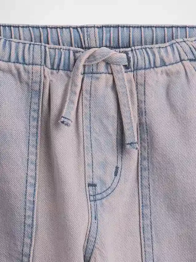 Pantalones cortos vaqueros de talle bajo y corte largo para niños