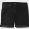Pantalones cortos vaqueros de talle medio «Girlfriend» de 5"
