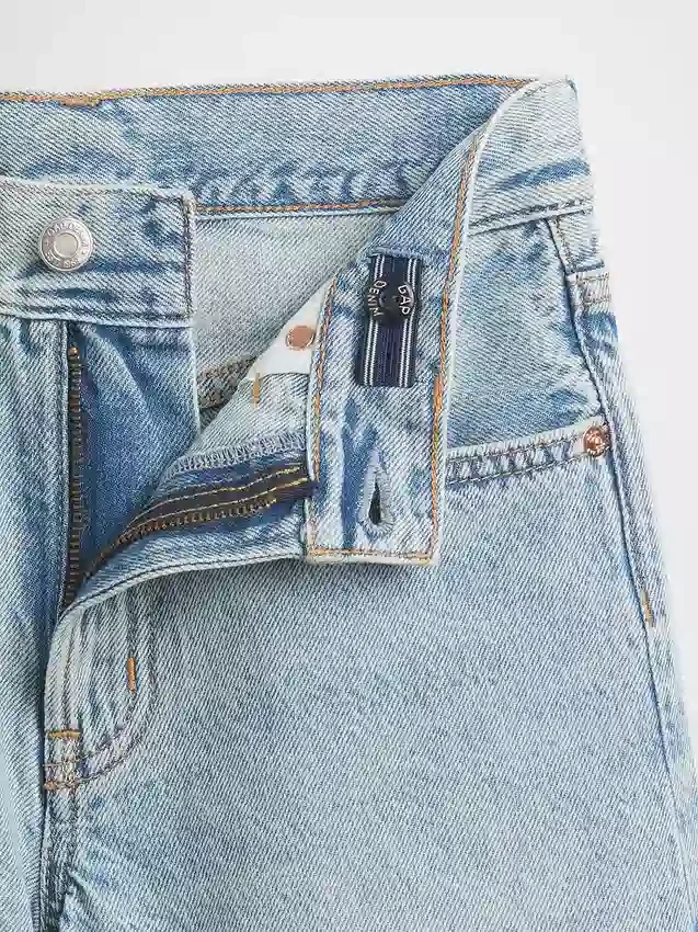 Pantalones cortos vaqueros de talle medio y corte largo para niños