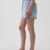 Pantalones cortos vaqueros «Easy Denim» ultrasuaves de 3,5” con talle bajo
