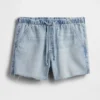 Pantalones cortos vaqueros «Easy Denim» ultrasuaves de 3,5” con talle bajo