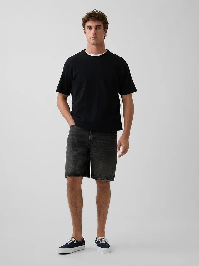 Pantalones cortos vaqueros holgados de 10,5"