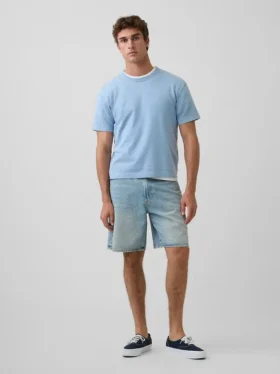 Pantalones cortos vaqueros holgados estilo años 90