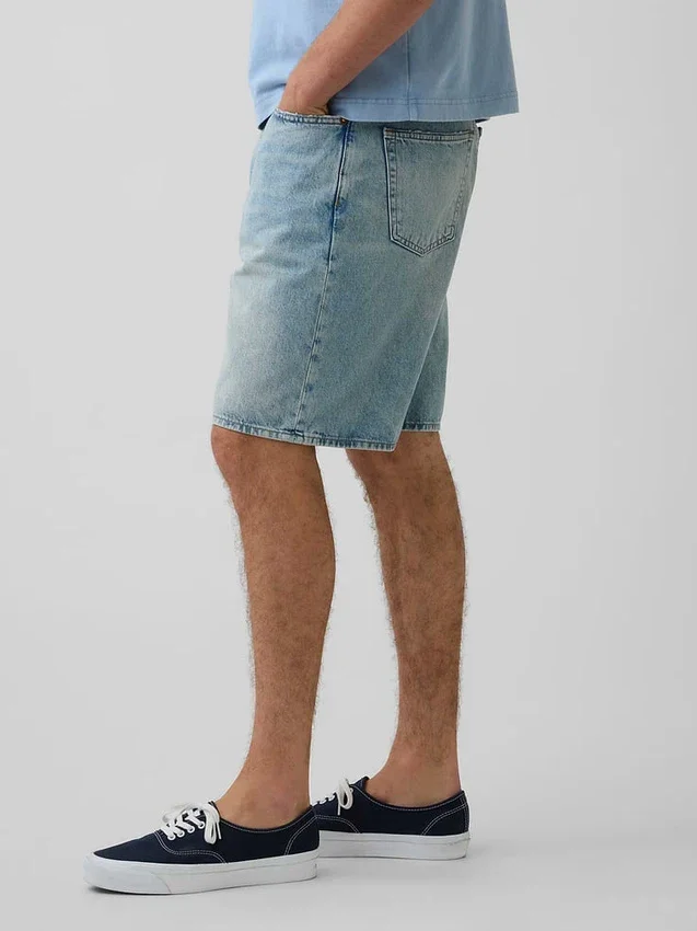 Pantalones cortos vaqueros holgados estilo años 90