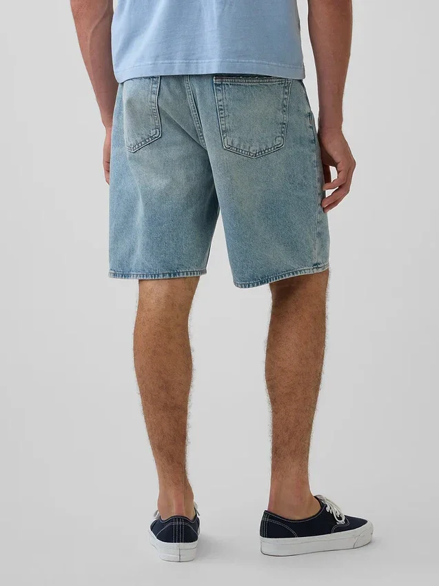 Pantalones cortos vaqueros holgados estilo años 90