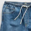 Pantalones cortos vaqueros largos de talle bajo ultrasuaves para niños