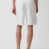 Pantalones cortos vaqueros largos de talle medio de 11"