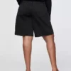 Pantalones cortos vaqueros largos de talle medio de 11"