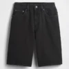 Pantalones cortos vaqueros largos de talle medio de 11"
