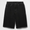 Pantalones cortos vaqueros largos de talle medio de 11"