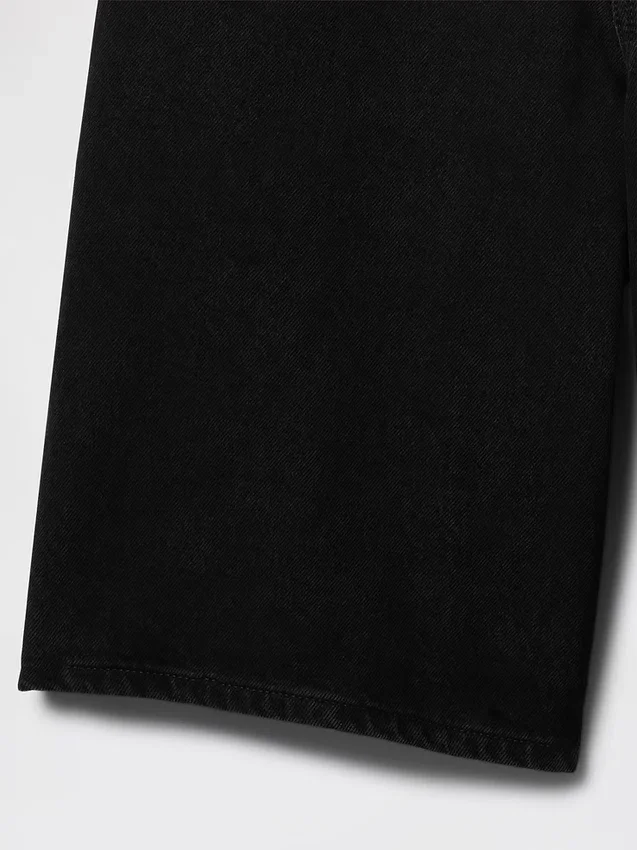 Pantalones cortos vaqueros largos de talle medio de 11"