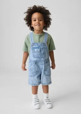 Pantalones cortos vaqueros para bebés y niños