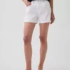 Pantalones cortos vaqueros rectos de corte holgado y cintura alta de 3,5"