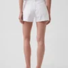 Pantalones cortos vaqueros rectos de corte holgado y cintura alta de 3,5"